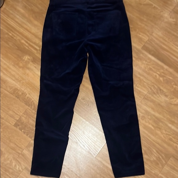 Talbots Blue Ankle Cropped Jeans cords size 10 like new - Picture 5 of 6